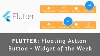 Flutter: Floating Action Button Demo - Widget of the Week
