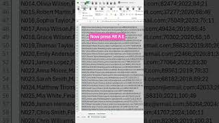 How to split .CSV files in Excel using Text to Columns! #excel #spreadsheets #excelhacks