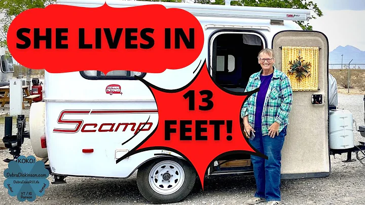 Tour of Joan's Scamp Travel Trailer | Her Tiny Hom...