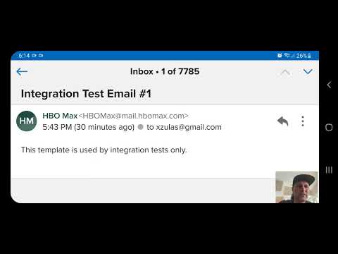 HBO Max integration test email #1 ??? WTF?? I DON'T EVEN HAVE HBO!