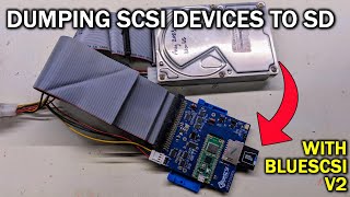 Dumping the contents of SCSI devices using BlueSCSI V2 (Initiator Mode)