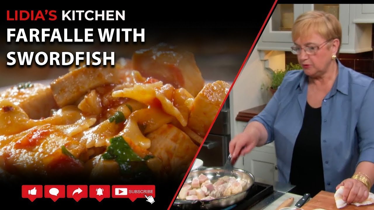 Farfalle with Swordfish