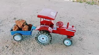 mini tractor loading loading karne ko ja rahi hai