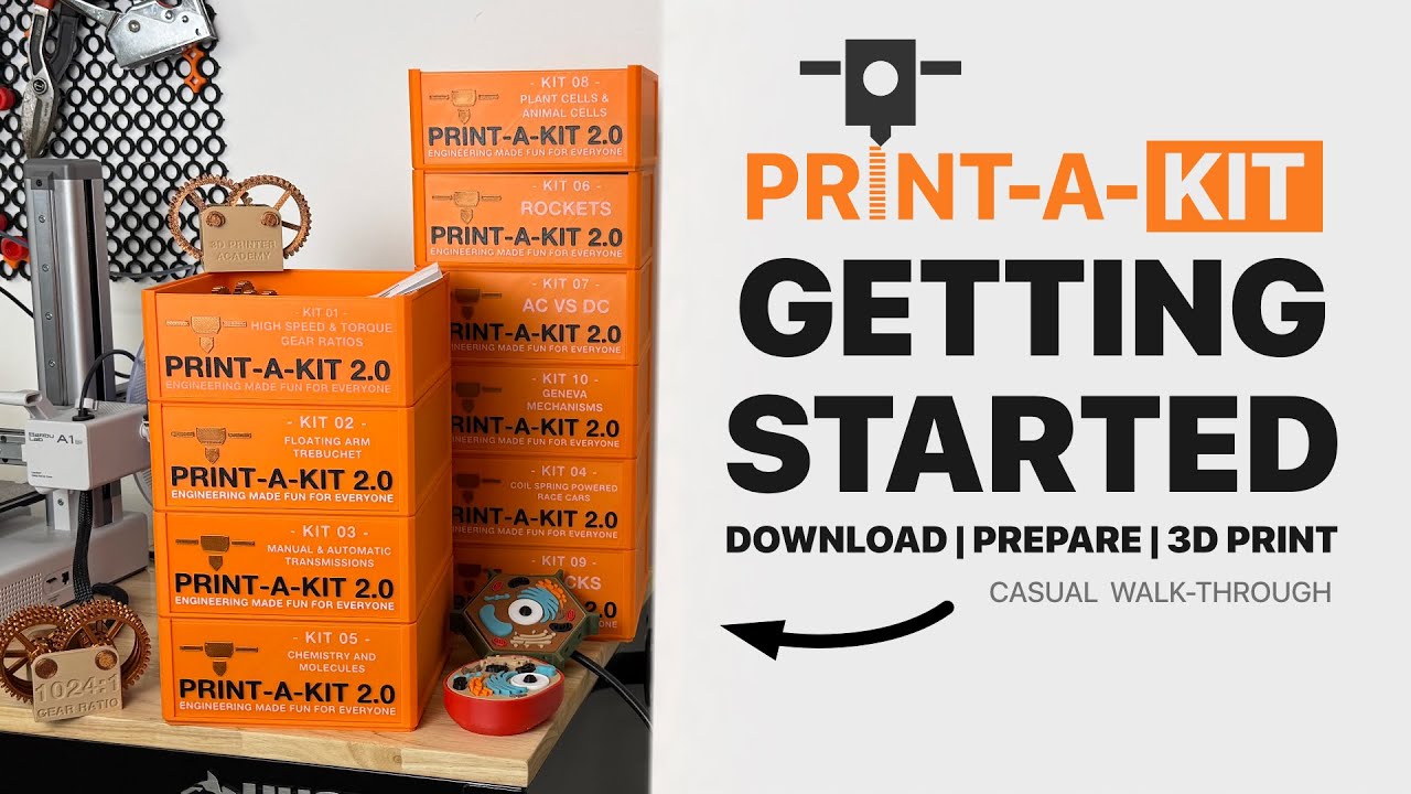 How to Use Print-A-Kit - Getting Started (Complete Beginner | Bambu Lab ...