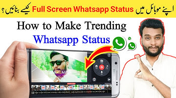 How To Make Trending Whatsapp Status Kinemaster | Full Screen Whatsapp Status Video Kaise Banaye