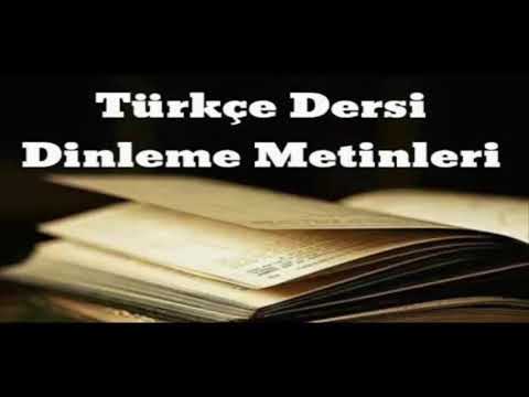 Broşür 7  Sınıf MEB Yayıları Türkçe Dersi Dinleme Metni