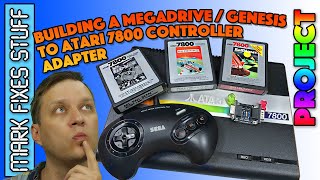 Making a Sega Megadrive Controller Adapter for Atari 7800! Full Build & Games Testing! Net Worth