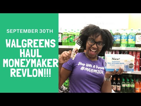 Free + Moneymaker Revlon, $.54 Cereal, $1 Fructis & More|Walgreens Extreme Couponing|Sept 30th