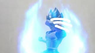 Vegeta DBZ Barrage and Aura test