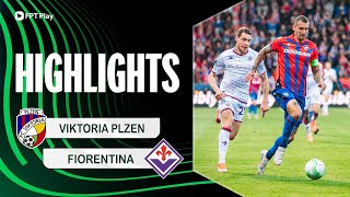 HIGHLIGHTS: VIKTORIA PLZEN - FIORENTINA | HÀNG CÔNG KÉM DUYÊN, THAY NHAU TIẾC NUỐI | UECL 23\/24