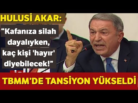 Milli Savunma Bakanı Hulusi Akar: \