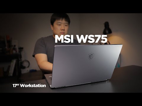 MSI WS75 - 17" Workstation Laptop Unboxing (10th Gen i9, Quadro RTX 5000, 4K Screen)