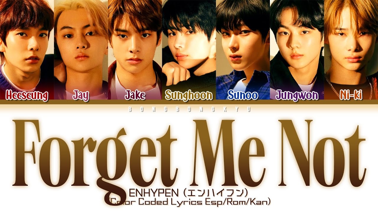 Forget me not enhypen
