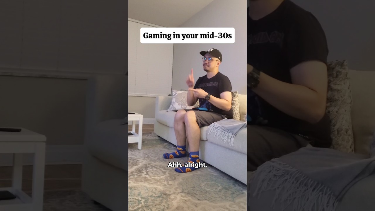 Gaming in your mid-30s be like... 🎮 #shorts #gaming #ff7