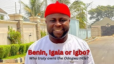 Igbo of Benin? De schokkende waarheid achter de titel Odogwu eindelijk onthuld!