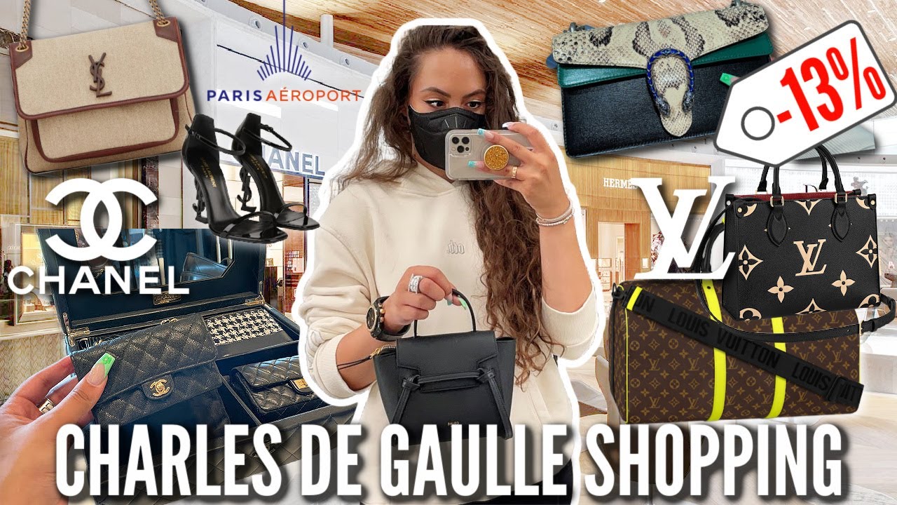 CDG PARIS AIRPORT SHOPPING VLOG 🛩 CHANEL ✈ CARTIER ✈ LOUIS