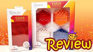 Catan Trading Post and Hexadocks Game Accessories - Unboxing and Review!  SPOILER: REAL NICE!