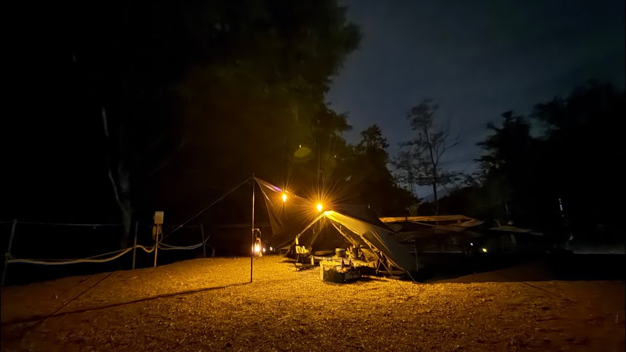 【ライブ配信】コットテント(タルビス)が快適な件と北海道遠征について雑談 in 近ヶ坂キャンプ場