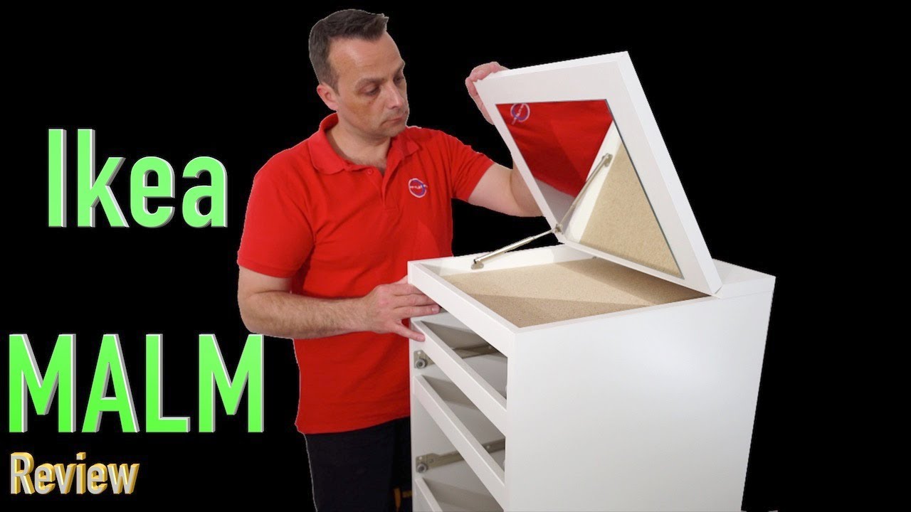 Ikea MALM Chest of 6 drawers with mirror review - YouTube