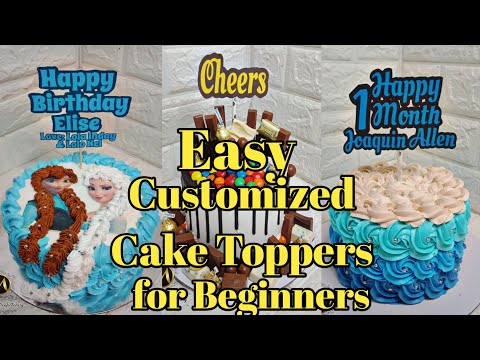 Video: Cake Topper - Snygg Dekoration