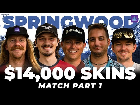 THE LARGEST DISC GOLF SKINS MATCH? ($14,000 CASH) | Part 1 | Barsby, Orum, White, Rathbun, Hanson