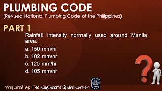Plumbing Code Part 1 | The Engineer's Space Corner