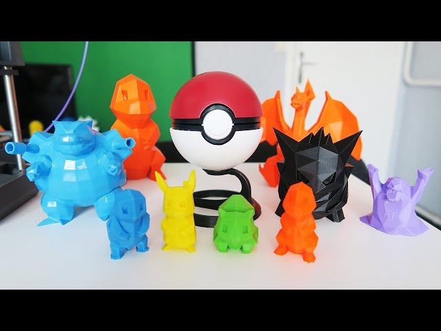 Figurine Pokémon Tortank Imprimée 3D - Résine - Dans Sa Pokéball