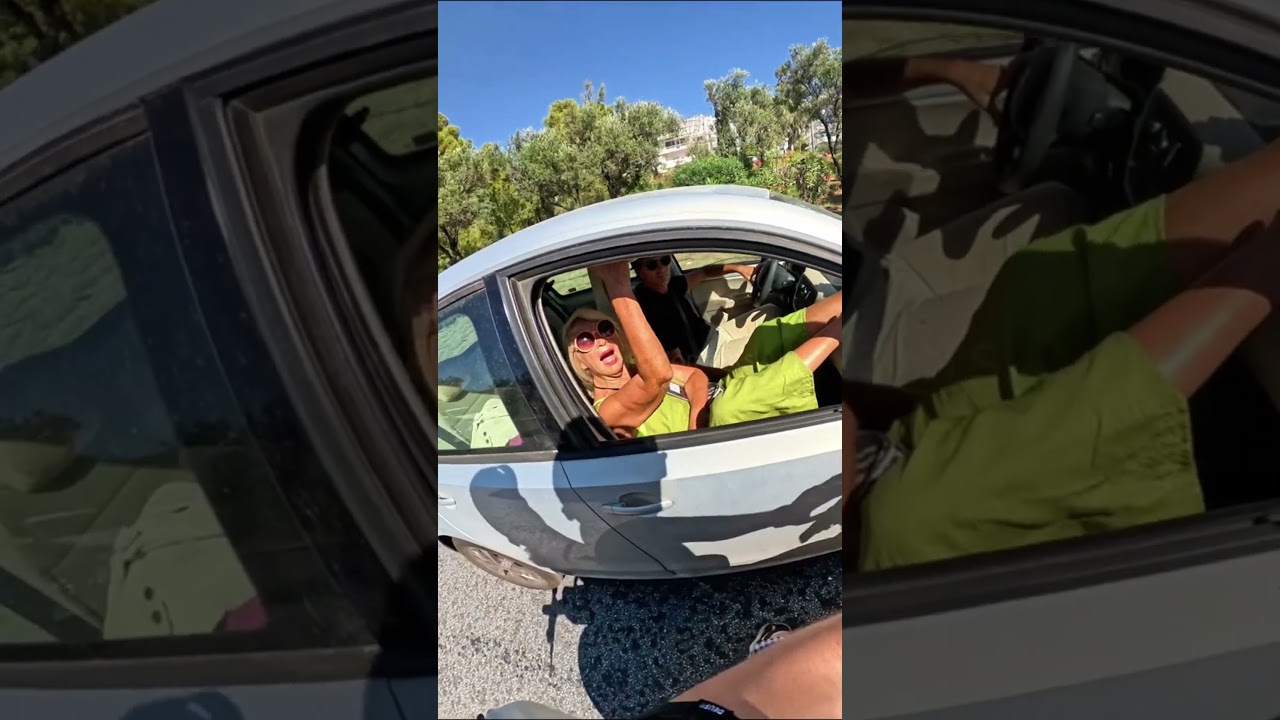 Feet Out the Window Watch What This Biker Did! 👀