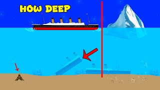 How deep is the Titanic ?