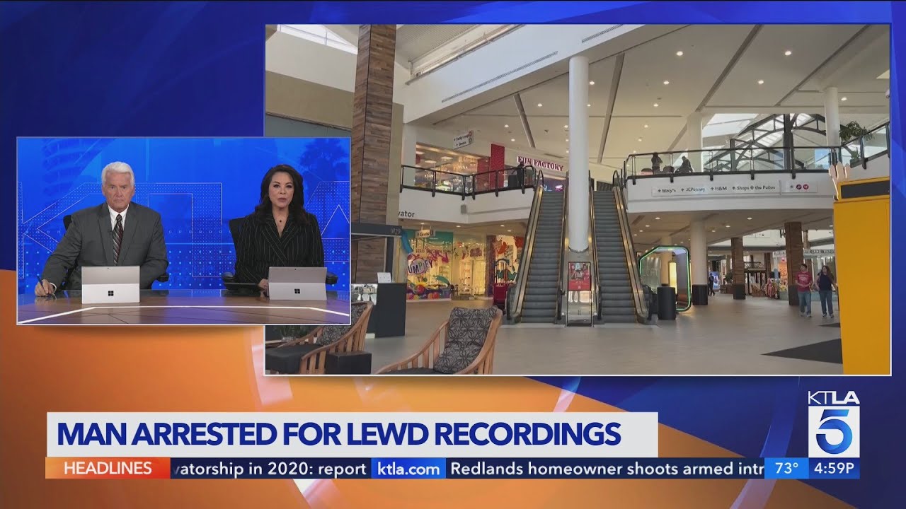 Man arrested for lewd upskirt recordings at Valencia mall