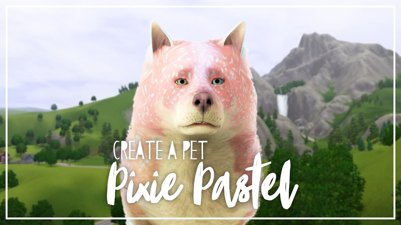 Pixie Pastel - Create a Pet - The Sims 3