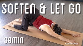 Soften & let go gentle yoga | 30min | upper body screenshot 5