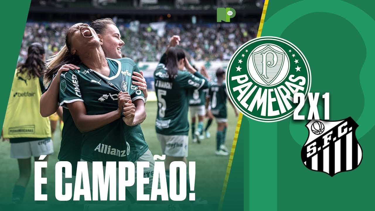 SP - Sao Paulo - 12/21/2022 - FINAL PAULISTA FEMALE 2022, PALMEIRAS X  SANTOS - Players of Palmeiras celebrate the title of champion during an  award ceremony after winning against Santos in