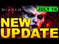 Diablo 4 Update 1.113 Patch Notes Explained | Huge Mythic Loot Buffs, Class Fixes & Season Changes