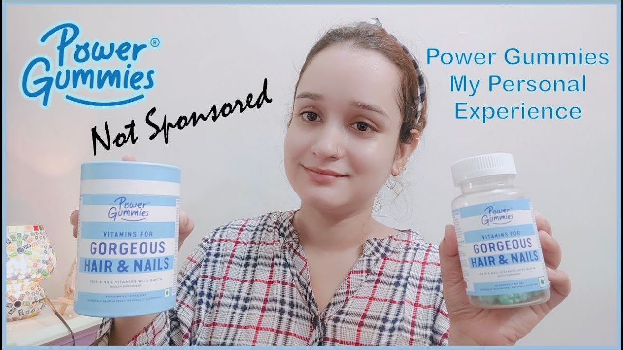 Power Gummies Vitamins for Gorgeous Hair & Nails with Biotin Review | 