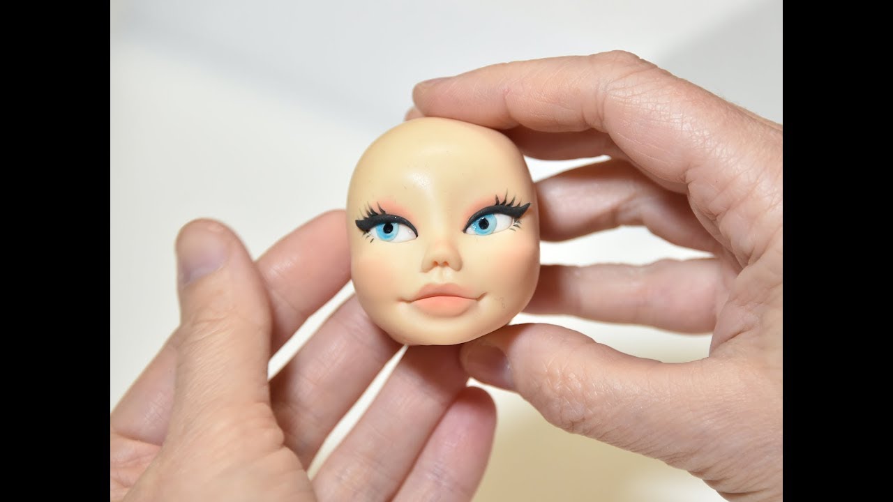 Sugar paste face tutorial - tutorial cabeza en pasta de azúcar - tutorial viso in pasta di zucchero