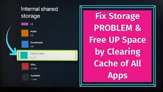 Google TV : How to clear Cache | Clear Cache of all Apps screenshot 2
