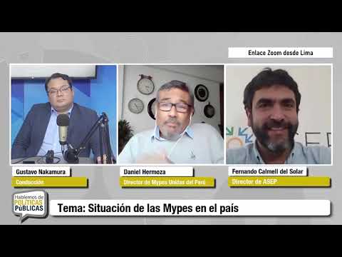 HABLEMOS DE POLÍTICAS PÚBLICAS CON DANIEL HERMOZA NEGREIROS, DIRECTOR DE MYPES UNIDAS DEL PAÍS