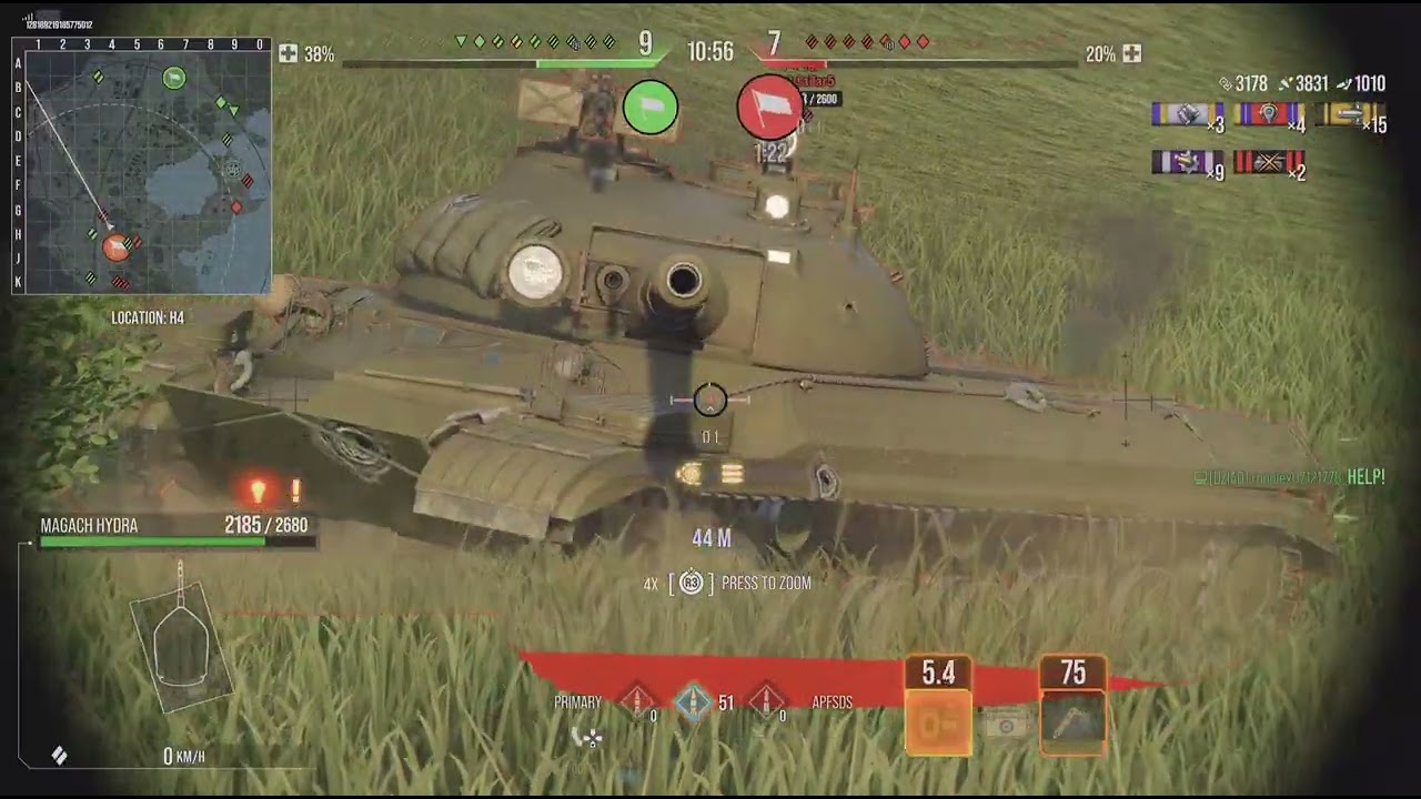 M with Hydra, no bots