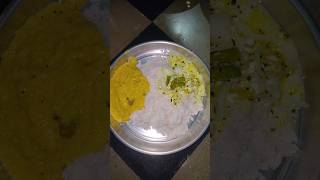 white rice pappu curry perugu charu #shorts #bb #bbqfood #streetfood