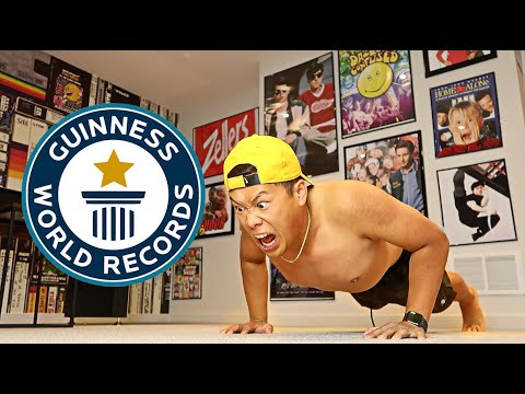 Most Push ups in 5 mins - Guinness World Records - YouTube