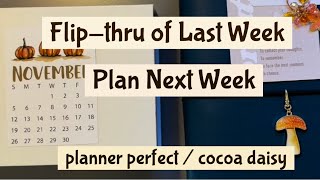 Flip-thru | Plan-with-me | Planner Perfect | Cocoa Daisy | Travelers Notebook