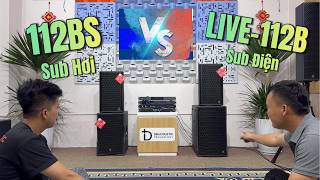 So Sánh Thông Số, Chất Âm Sub 4Acoustic 112BS vs 4Acoustic LIVE-112B