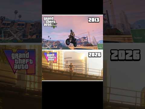 GTA 6 vs GTA 5 - Bike Jump Animation