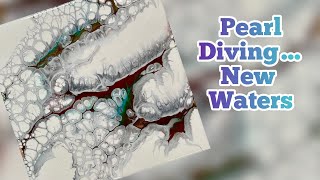 344 CLOUD PEARL Diving for Pearls and the best colors, Acrylic Painting, Fluid Art Tutorial