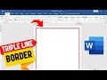 كيفية إضافة حدود ثلاثية الصفحات في برنامج مايكروسوفت وورد تصميم حدود متقدم