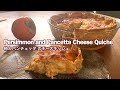 柿のおいしい季節です【柿とパンチェッタ のチーズキッシュ/ Persimmon and Pancetta Cheese Quiche】