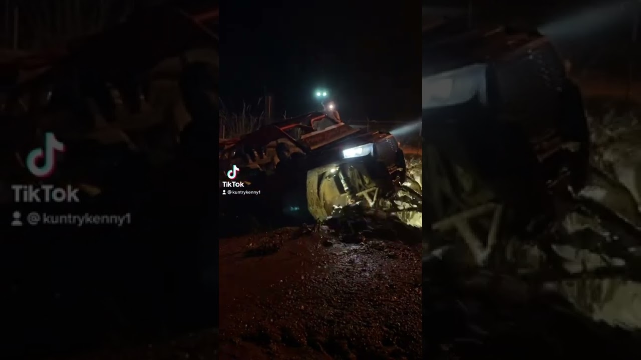 Giant RZR crawling through nasty mud hole