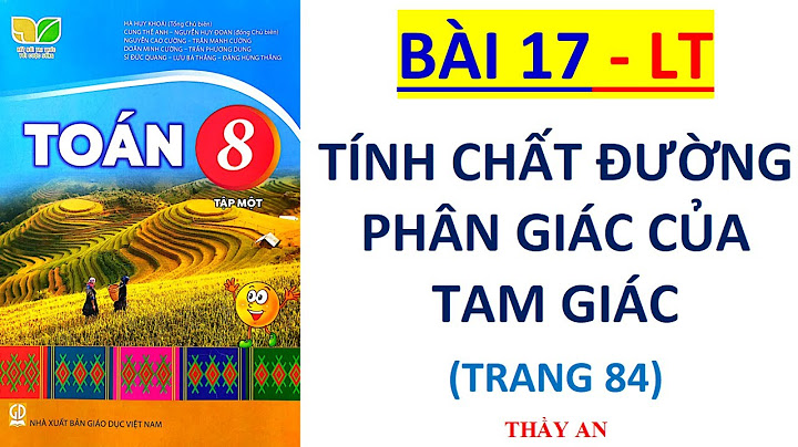 Bài tập toán lớp 8 tập 2 bài 17 năm 2024