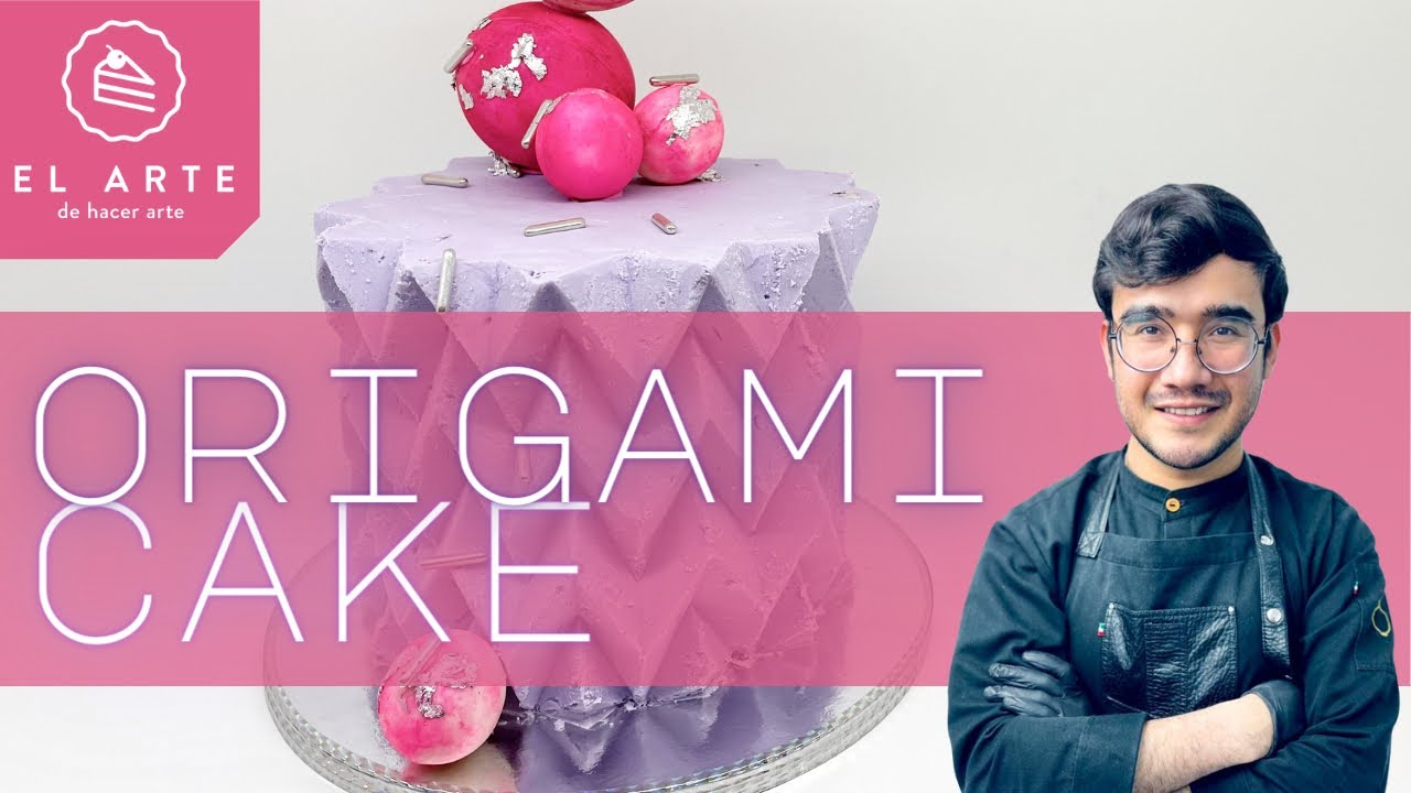 Cómo hacer un pastel estilo origami | Origami cake - El arte de hacer arte